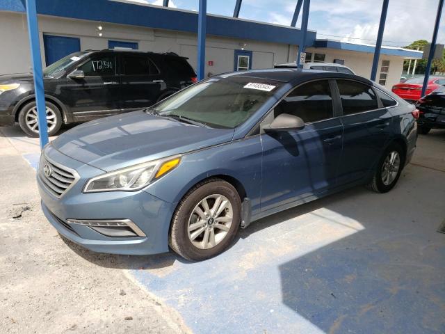 HYUNDAI SONATA SE 2015 teal sedan 4d gas 5NPE24AF7FH250986 photo #1
