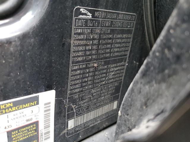 2017 JAGUAR F-PACE PRE #3291333149