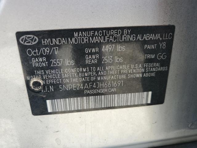 2018 HYUNDAI SONATA SE 5NPE24AF4JH661691