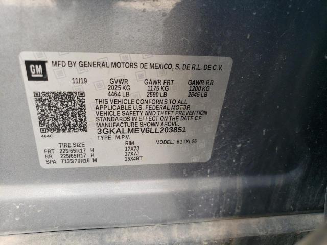 2020 GMC TERRAIN SL - 3GKALMEV6LL203851