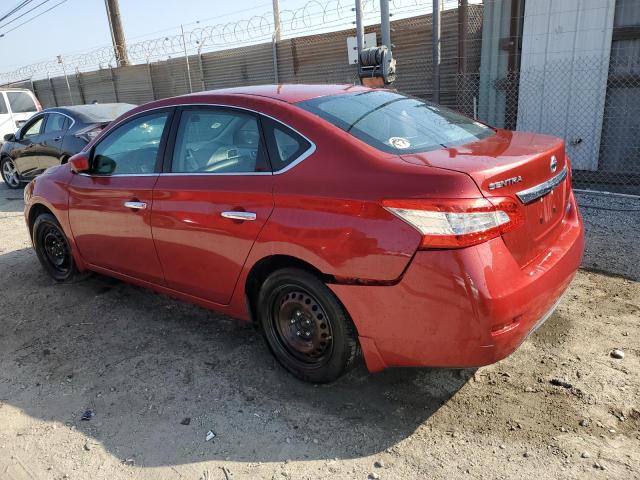 NISSAN SENTRA S 2014 red  gas 3N1AB7AP5EY323172 photo #3