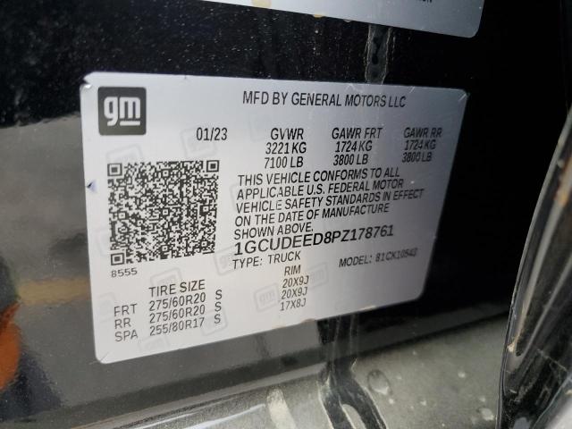 2023 CHEVROLET SILVERADO K1500 RST 1GCUDEED8PZ178761