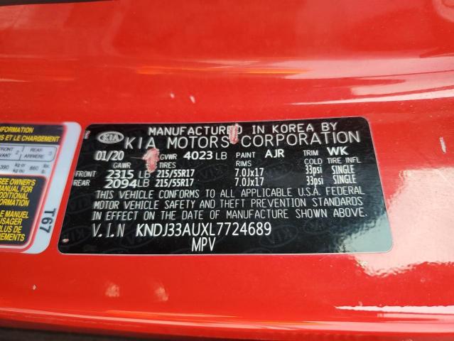 2020 KIA SOUL EX KNDJ33AUXL7724689