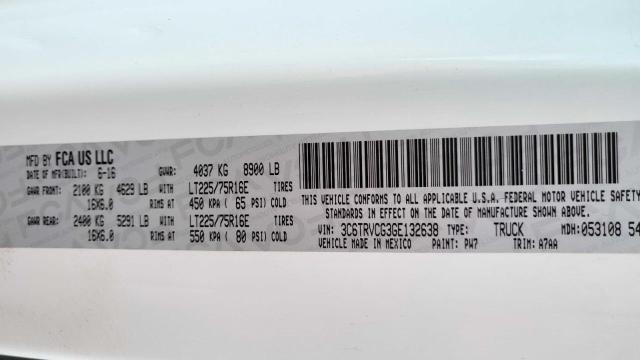 2016 RAM PROMASTER 3C6TRVCG3GE132638