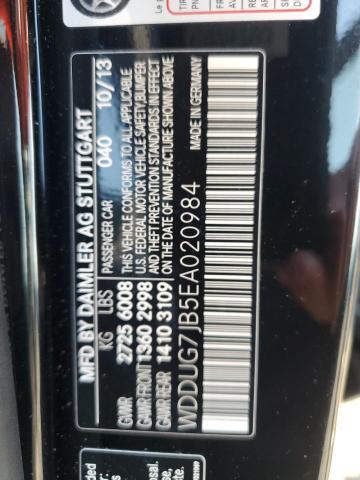 2014 MERCEDES-BENZ S 63 AMG - WDDUG7JB5EA020984