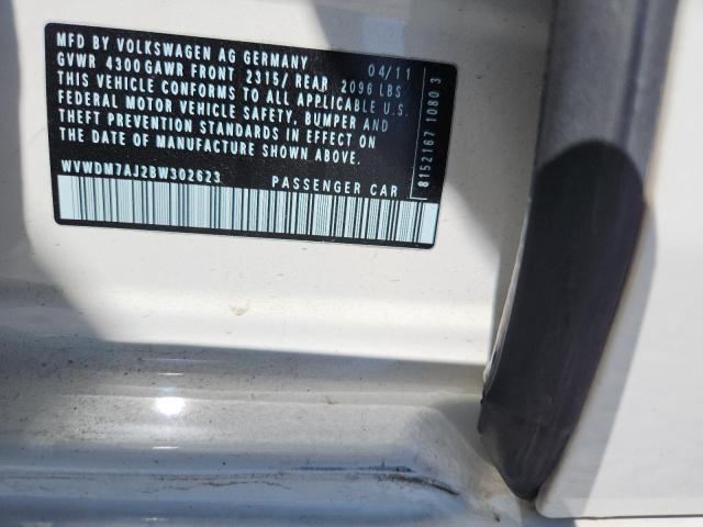 2011 VOLKSWAGEN GOLF - WVWDM7AJ2BW302623