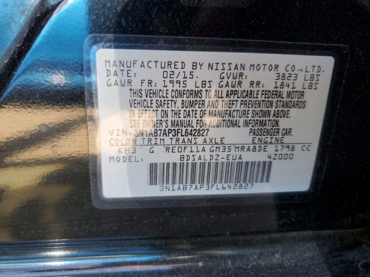 NISSAN SENTRA S