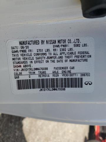 2021 INFINITI Q60 LUXE JN1EV7KL0MM470098