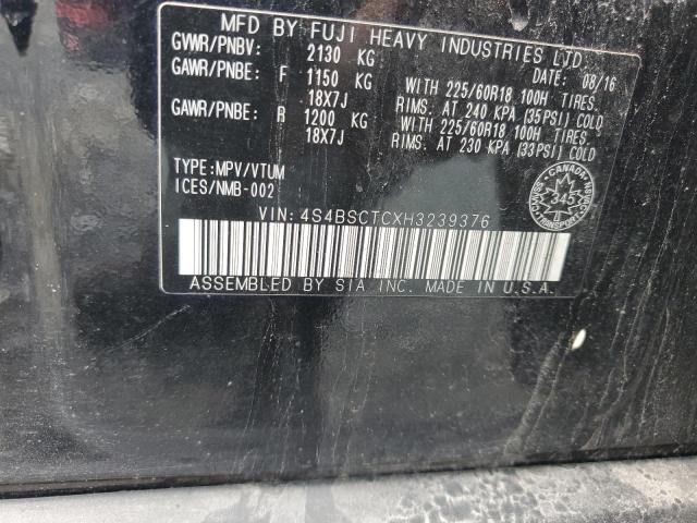 2017 SUBARU OUTBACK TO 4S4BSCTCXH3239376