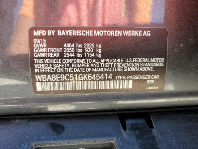 2016 BMW 328 I SULE - WBA8E9C51GK645414