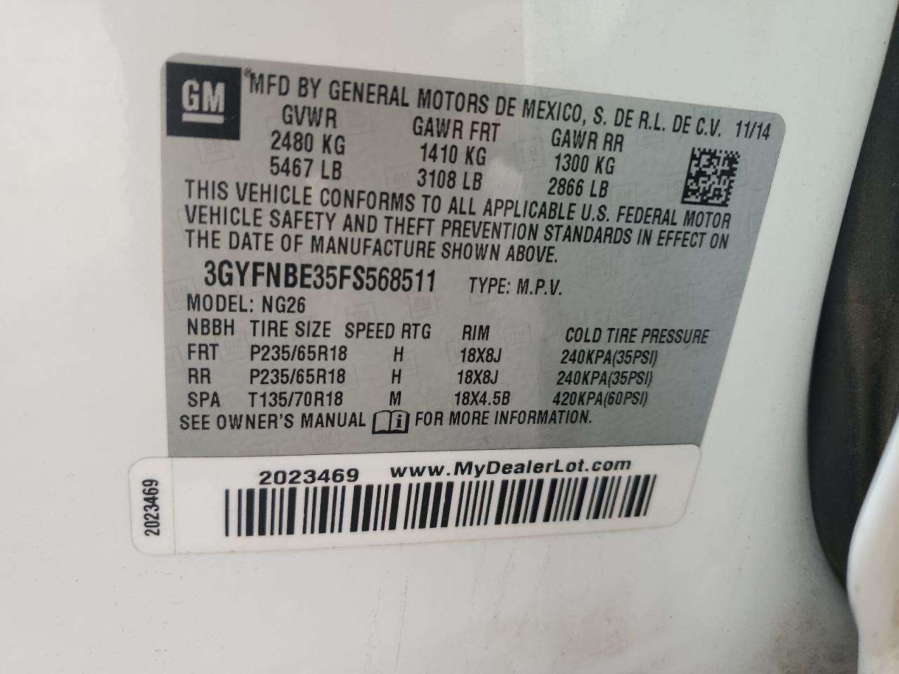 CADILLAC SRX LUXURY COLLECTION