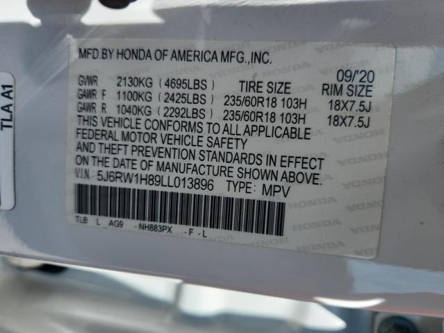 2020 HONDA CR-V EXL #3282610865