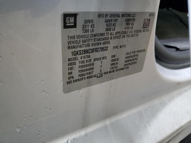 2015 GMC YUKON SLT - 1GKS2BKC9FR278622