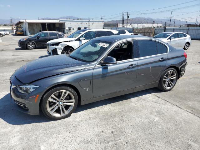 BMW 330E 2018 gray  hybrid engine WBA8E1C58JA762874 photo #1