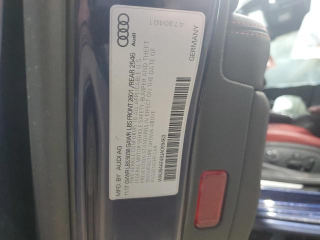 2018 AUDI S4 PREMIUM PLUS WAUB4AF48JA099463