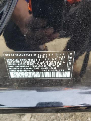 2019 VOLKSWAGEN JETTA S 3VWC57BU0KM202342