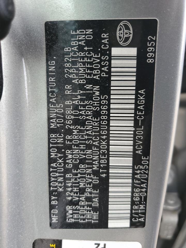 Lot #3287723198 2006 TOYOTA CAMRY LE