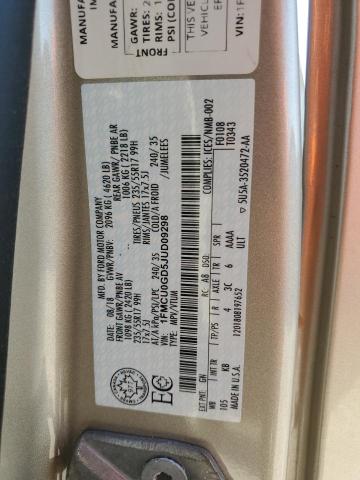 2018 FORD ESCAPE SE - 1FMCU0GD5JUD09298