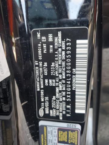 2016 KIA OPTIMA EX 5XXGU4L38GG059337