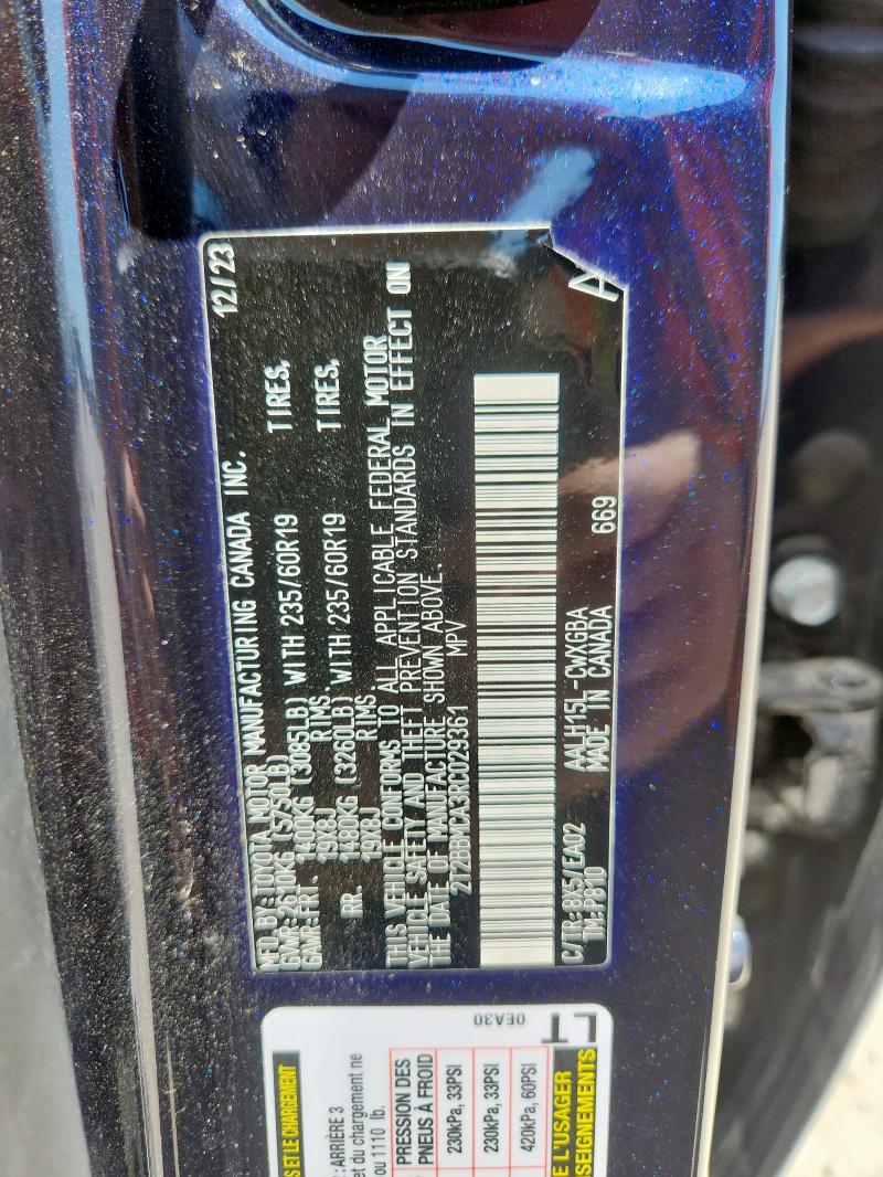 2024 LEXUS RX 350H BA 2T2BBMCA3RC029361