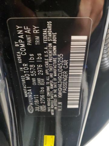 2012 HYUNDAI EQUUS SIGN - KMHGH4JH9CU045255