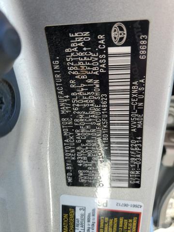 2015 TOYOTA CAMRY HYBR - 4T1BD1FK5FU148623