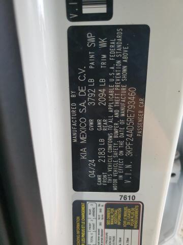 2024 KIA FORTE LX 3KPF24AD5RE793460