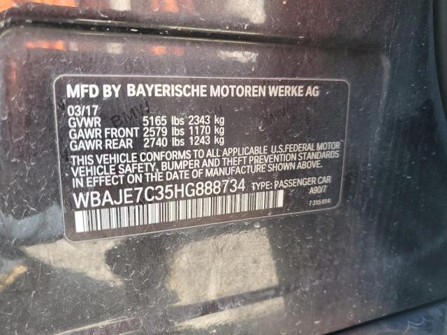 2017 BMW 540 XI WBAJE7C35HG888734