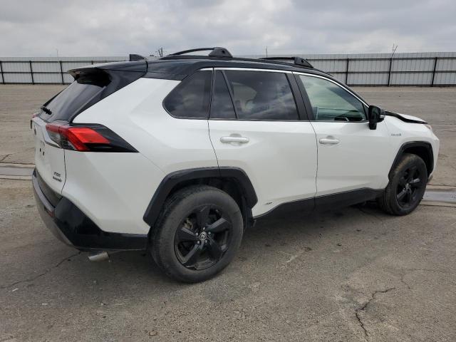 TOYOTA RAV4 XSE 2019 white  hybrid engine JTMEWRFV1KD524961 photo #4