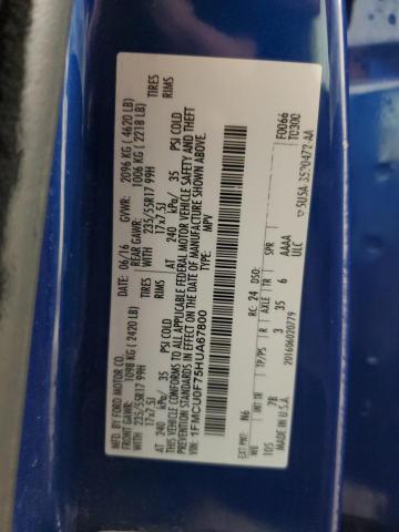 2017 FORD ESCAPE S 1FMCU0F75HUA67800