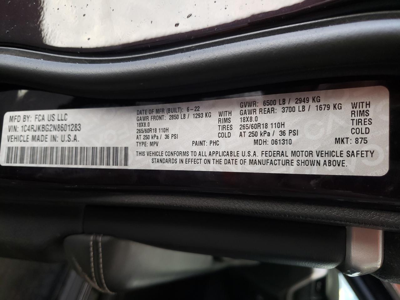 JEEP GRAND CHEROKEE L LIMITED