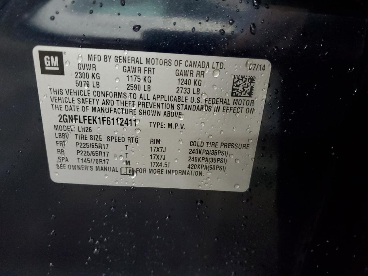 CHEVROLET EQUINOX LT