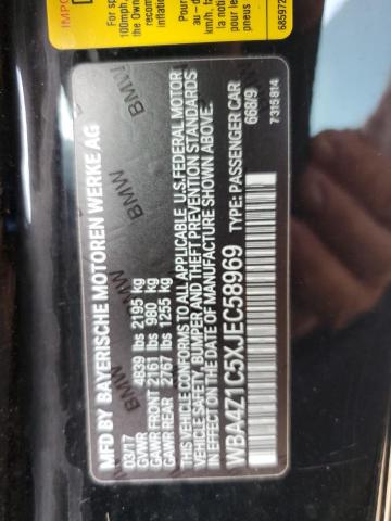 2018 BMW 430I WBA4Z1C5XJEC58969