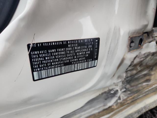 2014 VOLKSWAGEN JETTA BASE - 3VW1K7AJ6EM389436