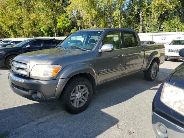 TOYOTA TUNDRA DOU 2005 gray crew pic gas 5TBDT44135S482494 photo #1