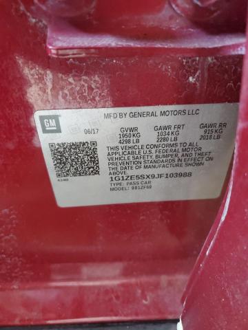 2018 CHEVROLET MALIBU PRE 1G1ZE5SX9JF103988