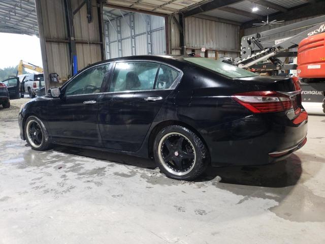 HONDA ACCORD EXL 2017 black  gas 1HGCR2F87HA087687 photo #3