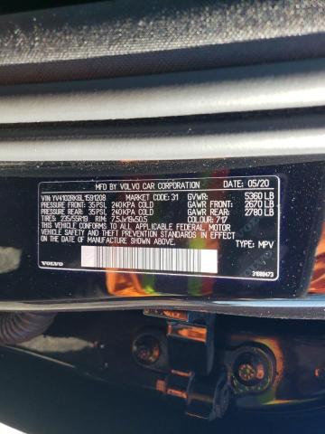 2020 VOLVO XC60 T5 MO YV4102RK6L1591208