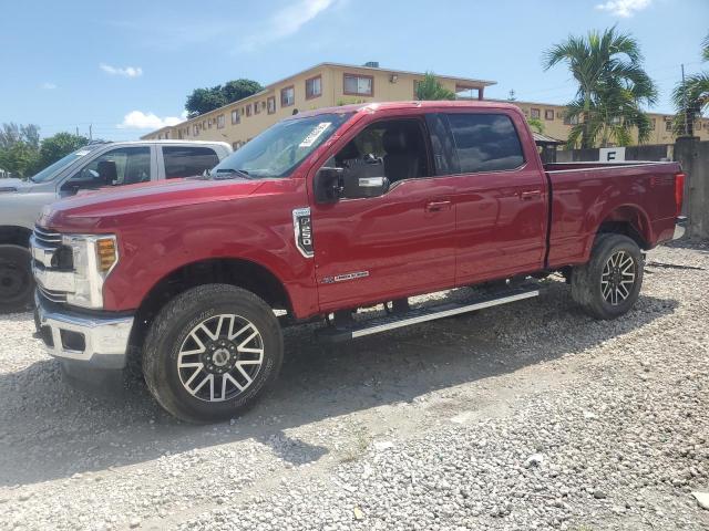 FORD F250 SUPER 2019 red  diesel 1FT7W2BT4KEE02027 photo #1