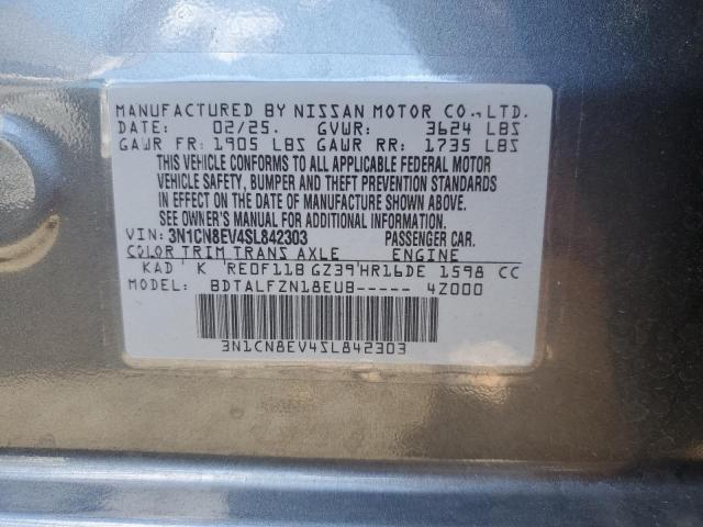 2025 NISSAN VERSA SV 3N1CN8EV4SL842303