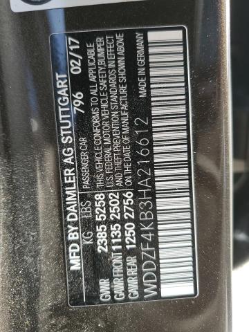 2017 MERCEDES-BENZ E 300 4MAT WDDZF4KB3HA216612