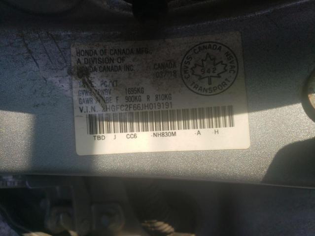 2018 HONDA CIVIC LX - 2HGFC2F66JH019191