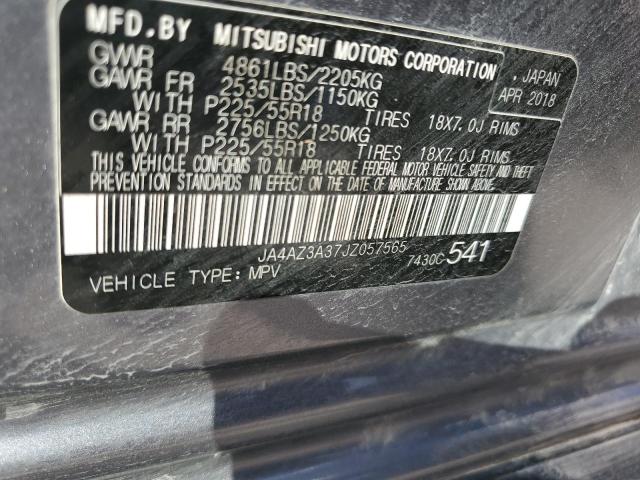 2018 MITSUBISHI OUTLANDER SE - JA4AZ3A37JZ057565