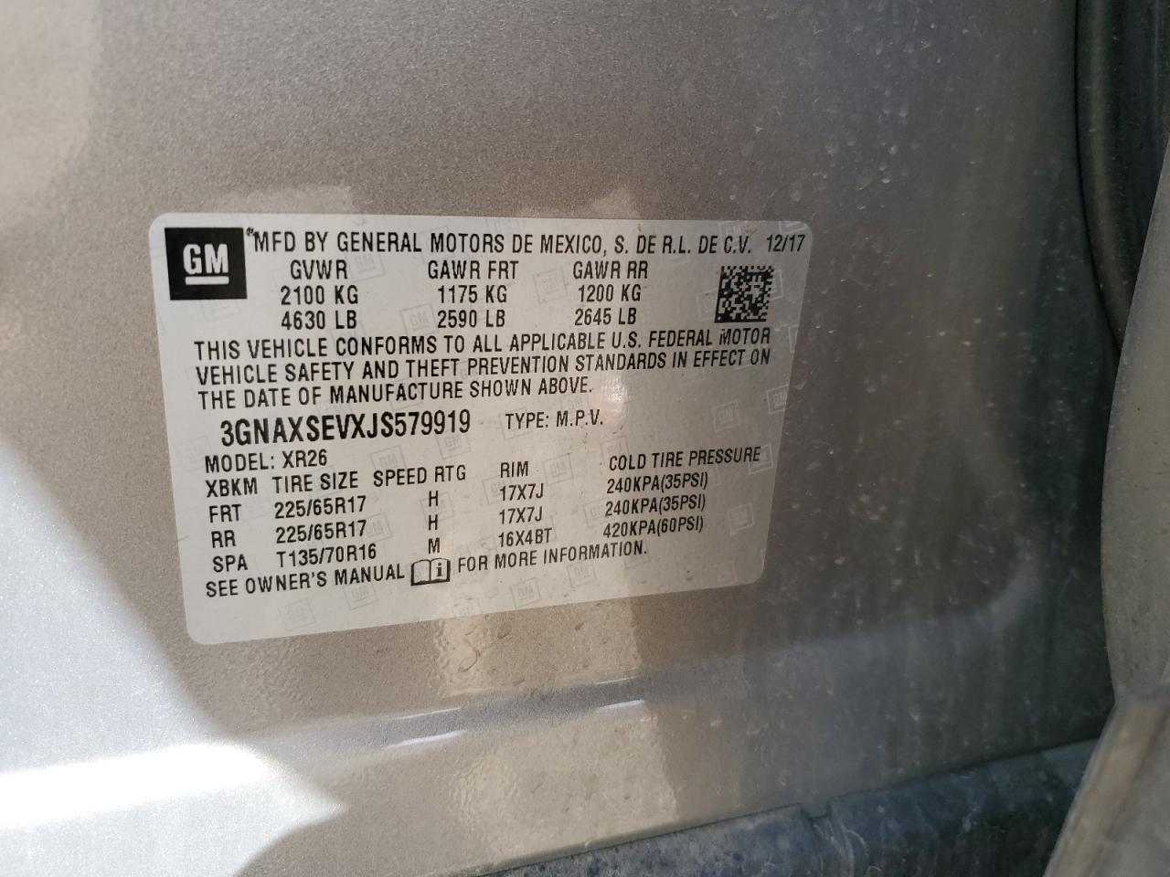 CHEVROLET EQUINOX LT