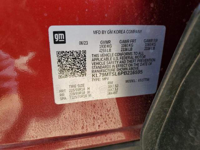 2023 CHEVROLET TRAILBLAZE KL79MTSL6PB216595