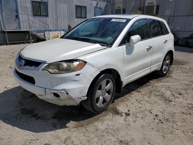 ACURA RDX TECHNO 2007 white  gas 5J8TB18567A004427 photo #1