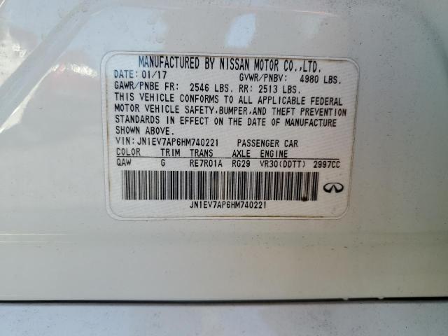 2017 INFINITI Q50 PREMIUM JN1EV7AP6HM740221