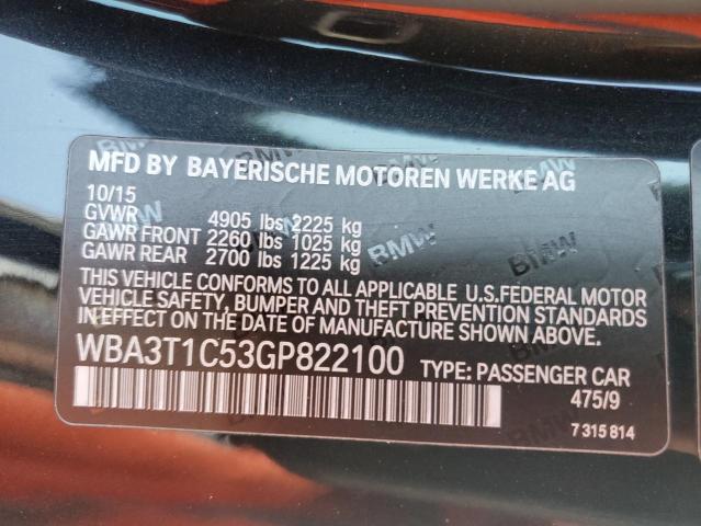 2016 BMW 428 XI SUL WBA3T1C53GP822100