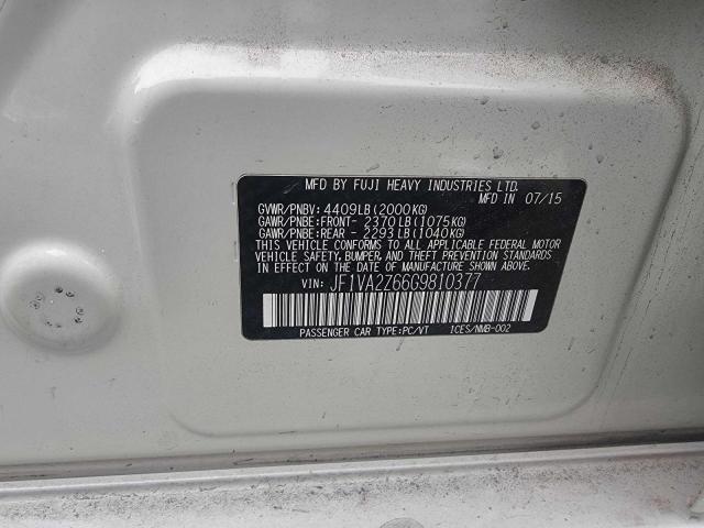 2016 SUBARU WRX STI LI JF1VA2Z66G9810377