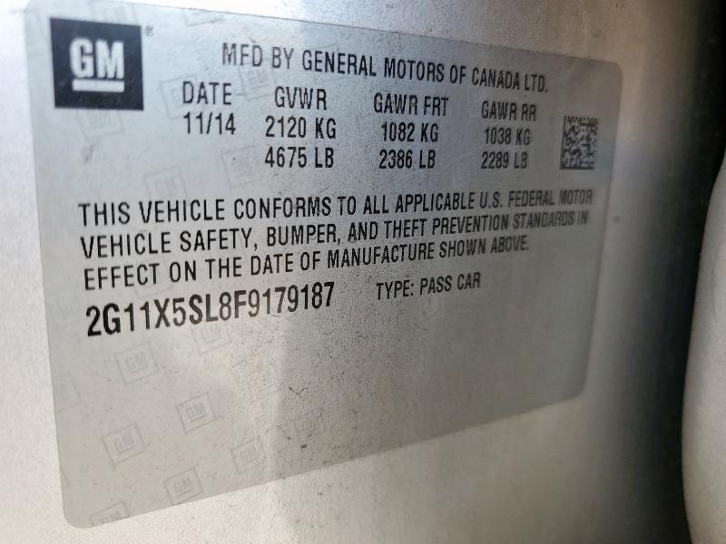 2015 CHEVROLET IMPALA LS 2G11X5SL8F9179187